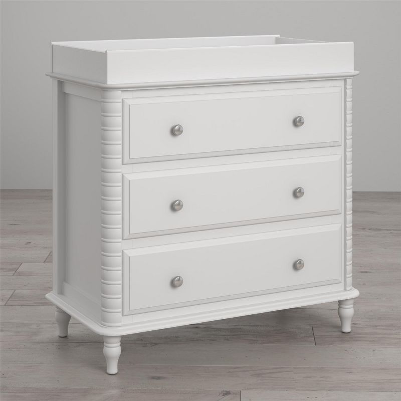 Rowan Valley Linden 3 Drawer Changing Table, White