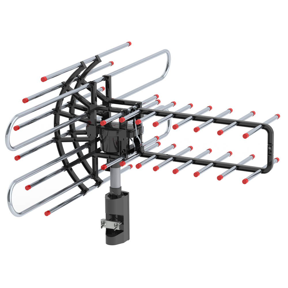 Magace TA-851 Plus 360&deg;Rotation UV Dual Frequency 45-860MHz 22-38dB 42.65ft cable Outdoor Antenna