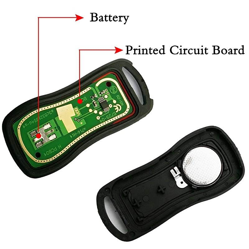 2 key fob Replacement FCC ID: KBRASTU15 CWTWB1U758 CWTWB1U821 for Nissan Infiniti keyless entry remote