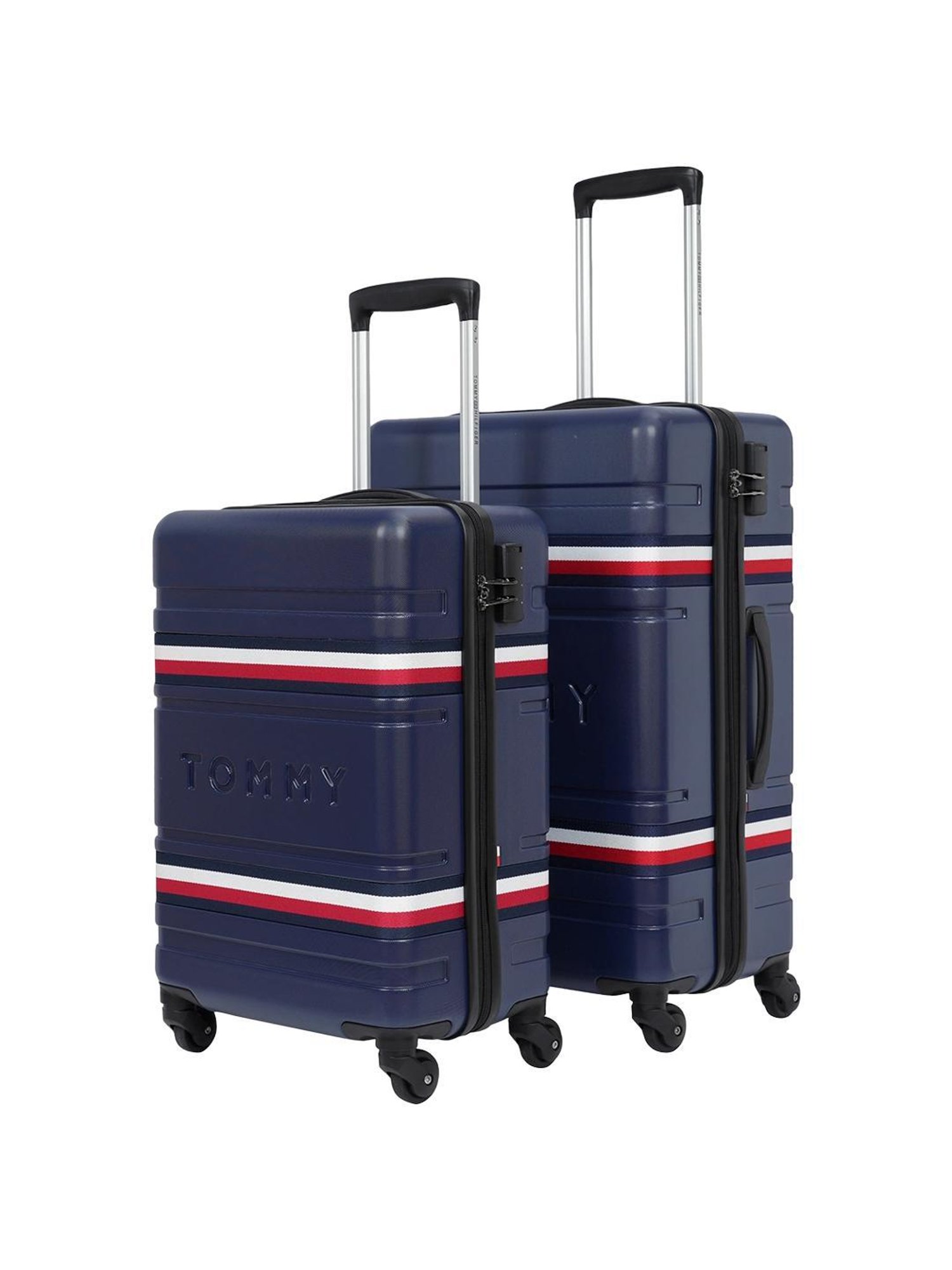 TOMMY HILFIGER Berlin Navy 4 Wheels Small Hard Cabin Trolley Bag