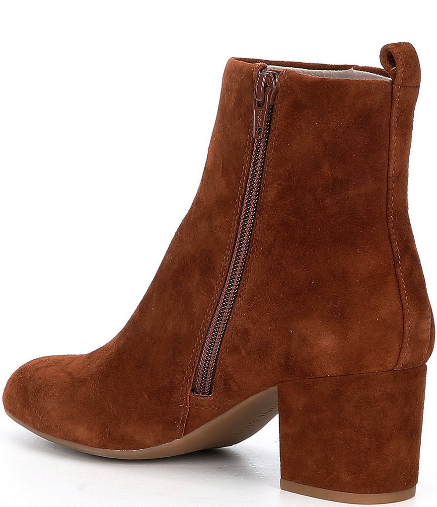 Gianni Bini Jaydennn Suede Block Heel Booties