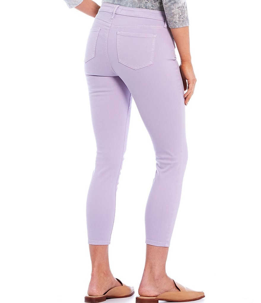 NYDJ Ami Blanket-Stitch Pocket Detail Skinny Ankle Jeans