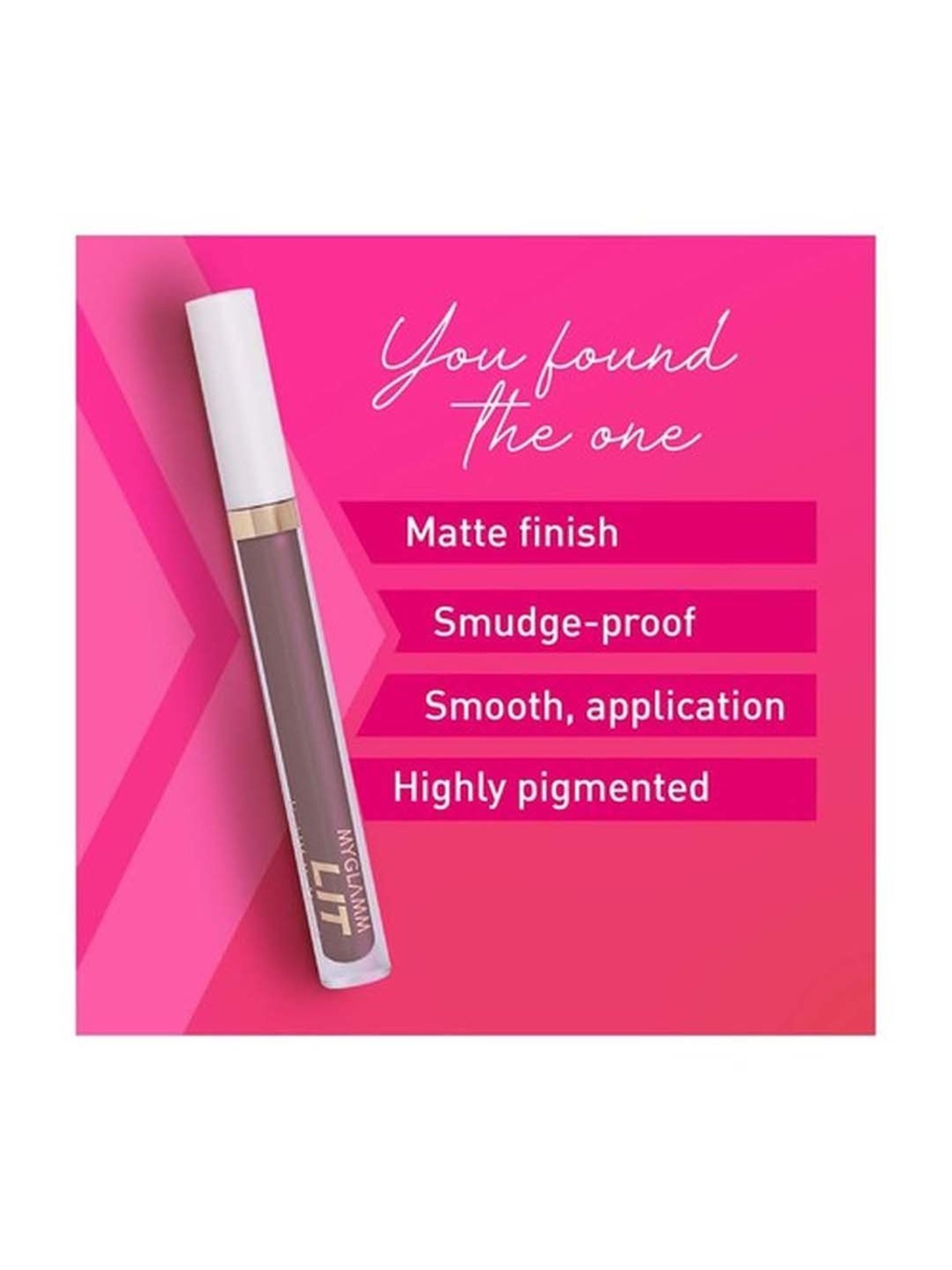 MyGlamm LIT Liquid Matte Lipstick Sketch - 3 ml