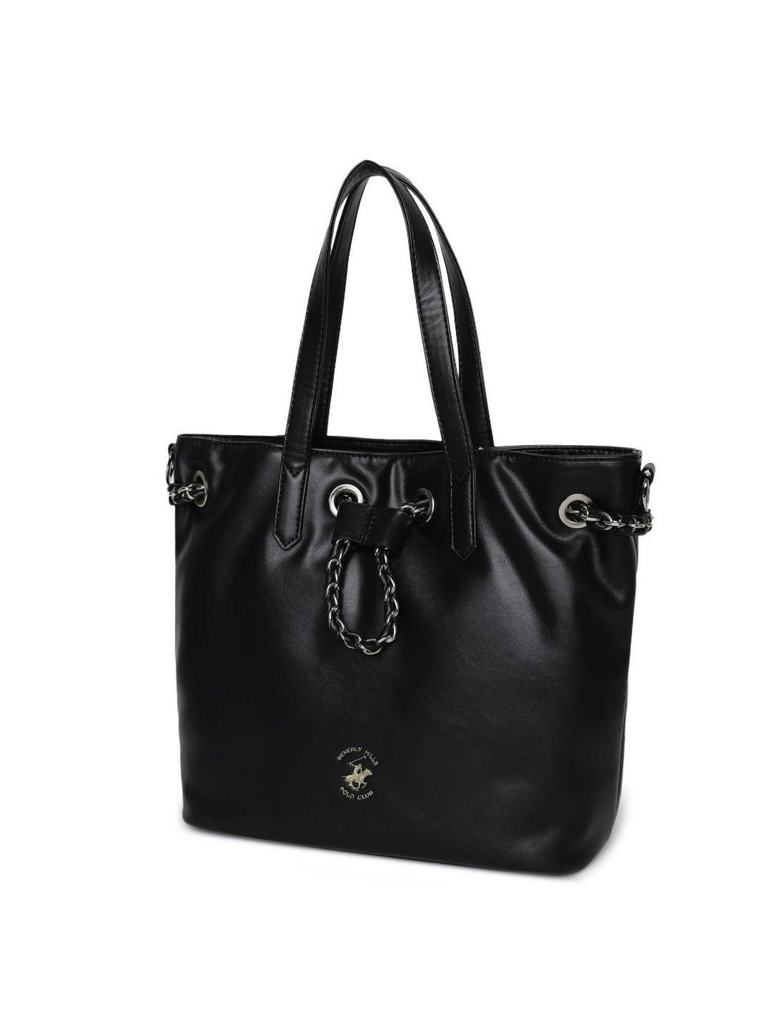Beverly Hills Polo Club Black Small Tote Bag