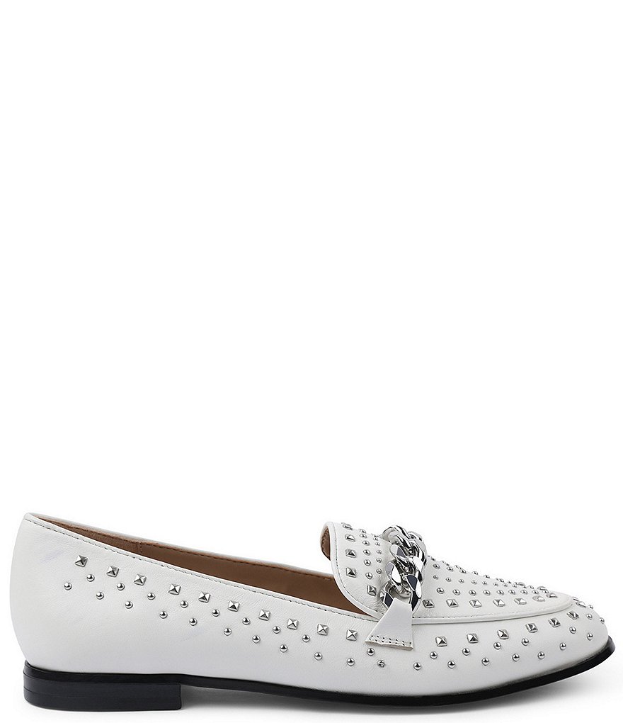 BCBGeneration Zelina Studded Leather Loafers