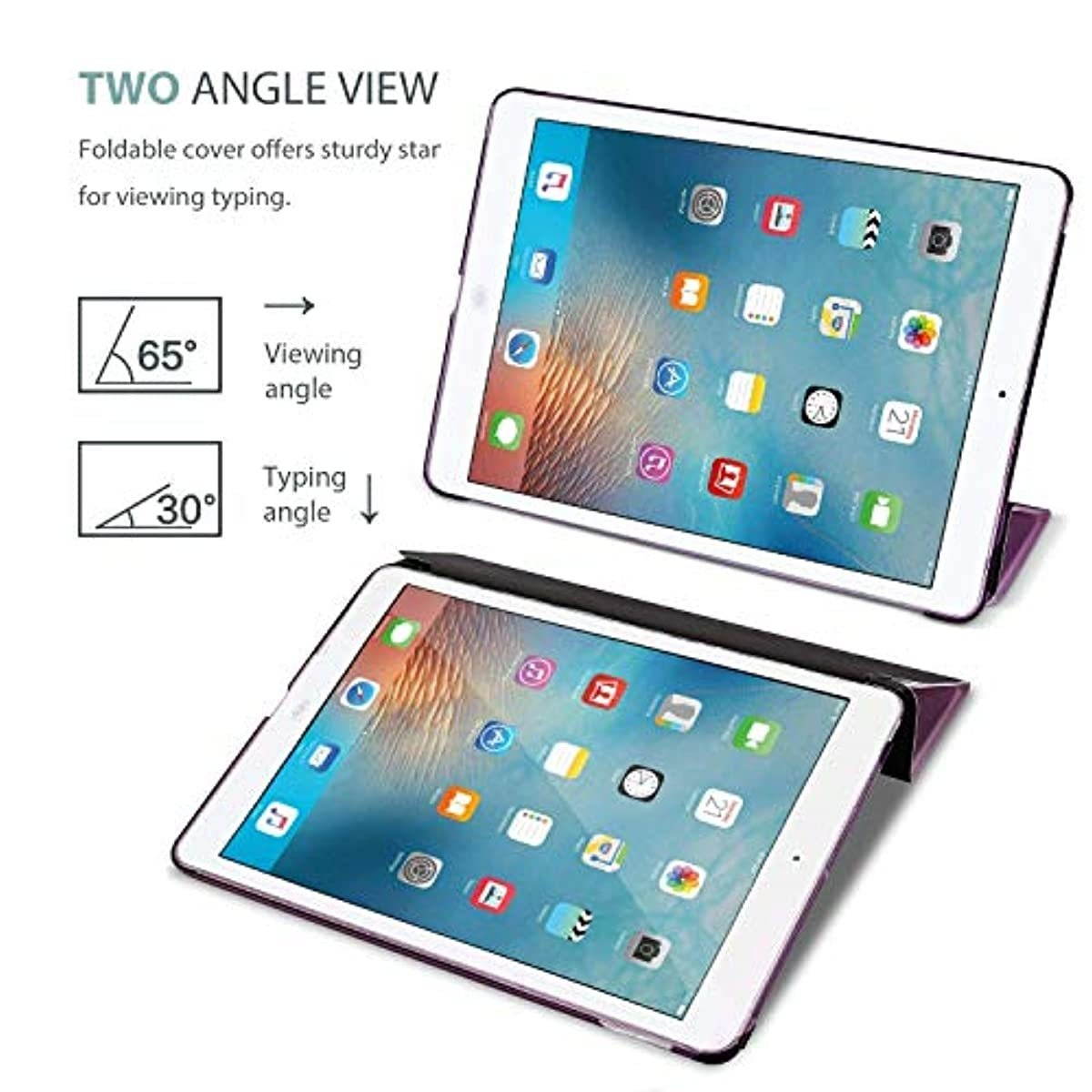 ProCase iPad 2 3 4 Case (Old Model) Bundle with Pencil Holder Sticker for Apple Pencil 1st and 2nd Gen