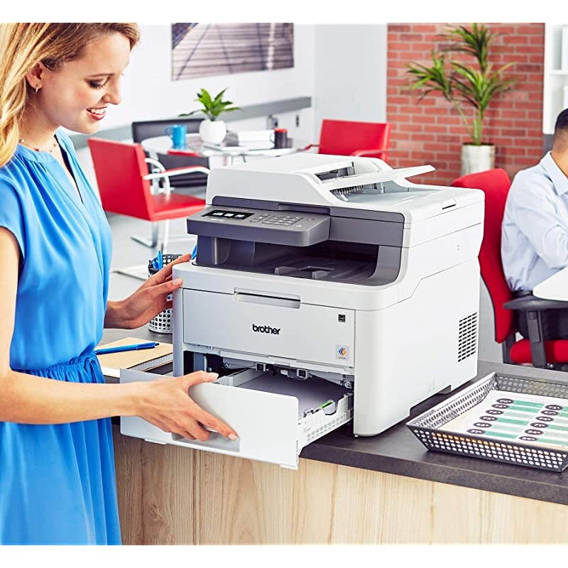 MFCL3710CW Compact Digital Color AllinOne Printer Providing Laser Printer Quality Results with Wireless  Dash Replenishment Ready