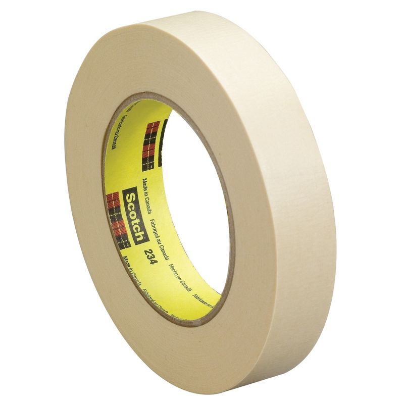 Scotch 234 General Purpose Masking Tape, 0.75 Inch x 60 Yards, Tan