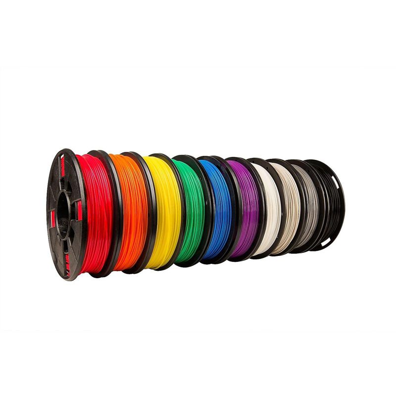 Makerbot 1.75mm PLA 3D Printer Filament, Assorted Colors, 0.5 (Lbs.) (MP06591) 