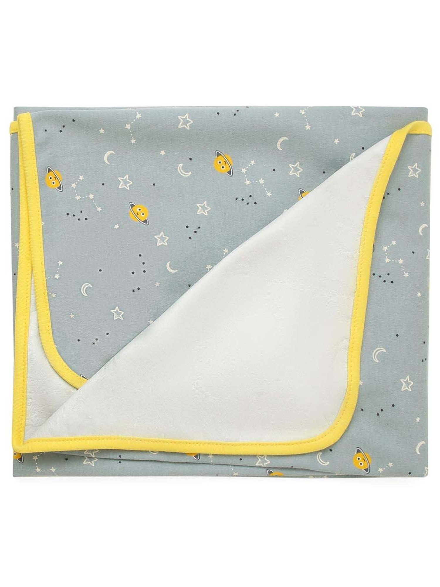 MiArcus Green Polyester 180 GSM Mattress Protectors (0-12 Month) - Set of 1