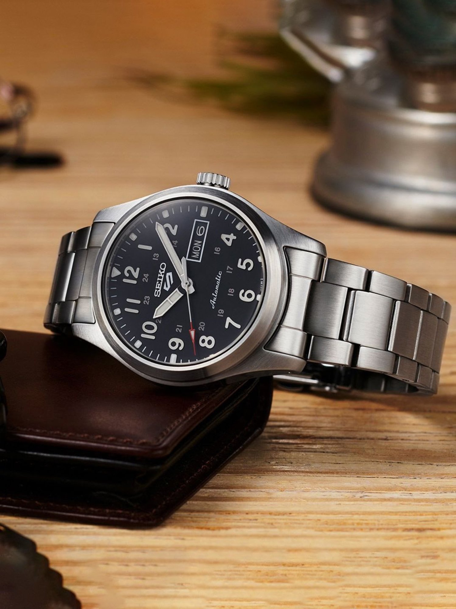 Seiko SRPG27K1 5 Sports Field Collection Watch for Men