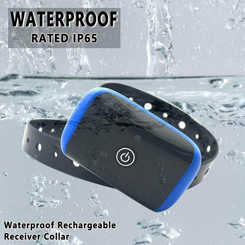Wireless Electric Dog Fence Pet Containment Collar Receivers Rechargeable & Waterproof ONLY