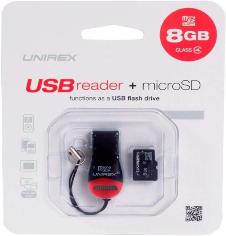 Unirex Micro SD Card with USB Reader (USR-082)