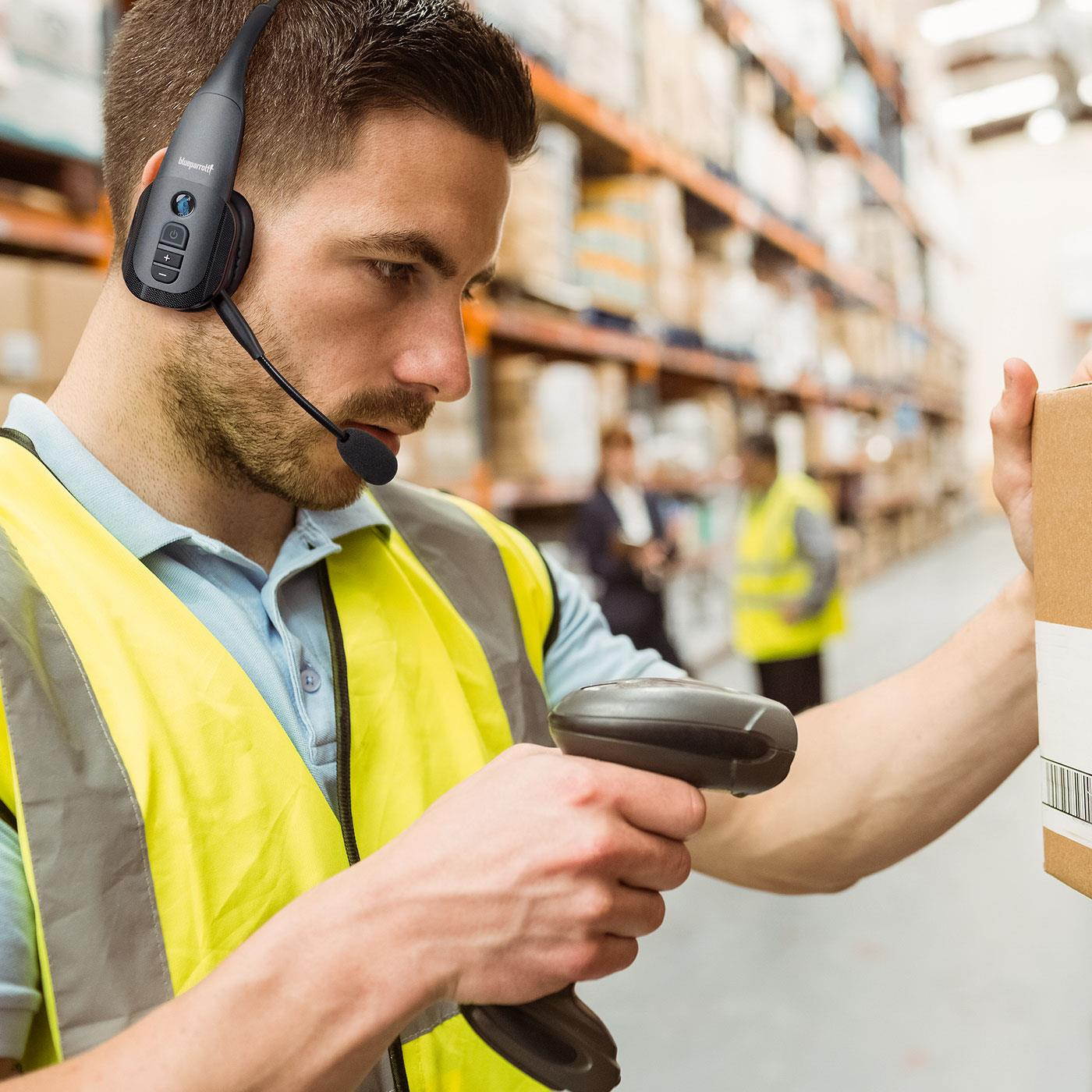 BlueParrott B350-Xt Headset And Charger With Car And Wall Charging Cords