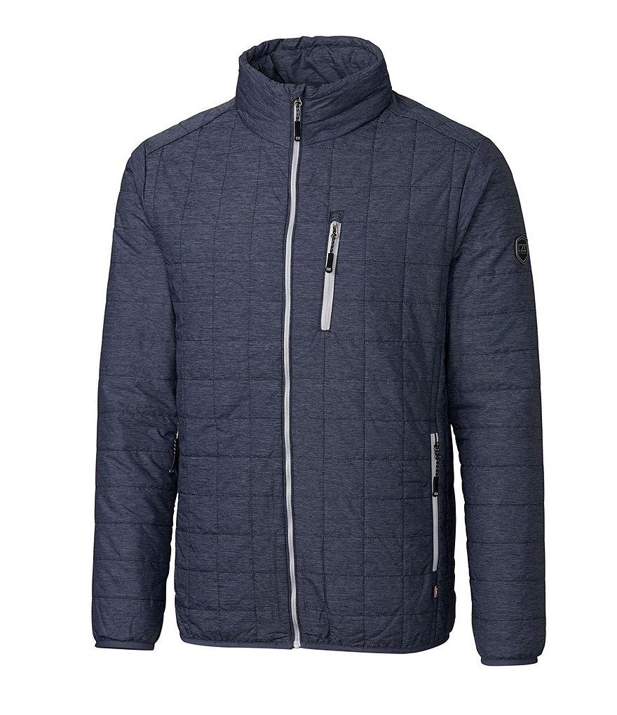 Cutter & Buck Big & Tall Rainier Packable Full-Zip Insulated Puffer Jacket