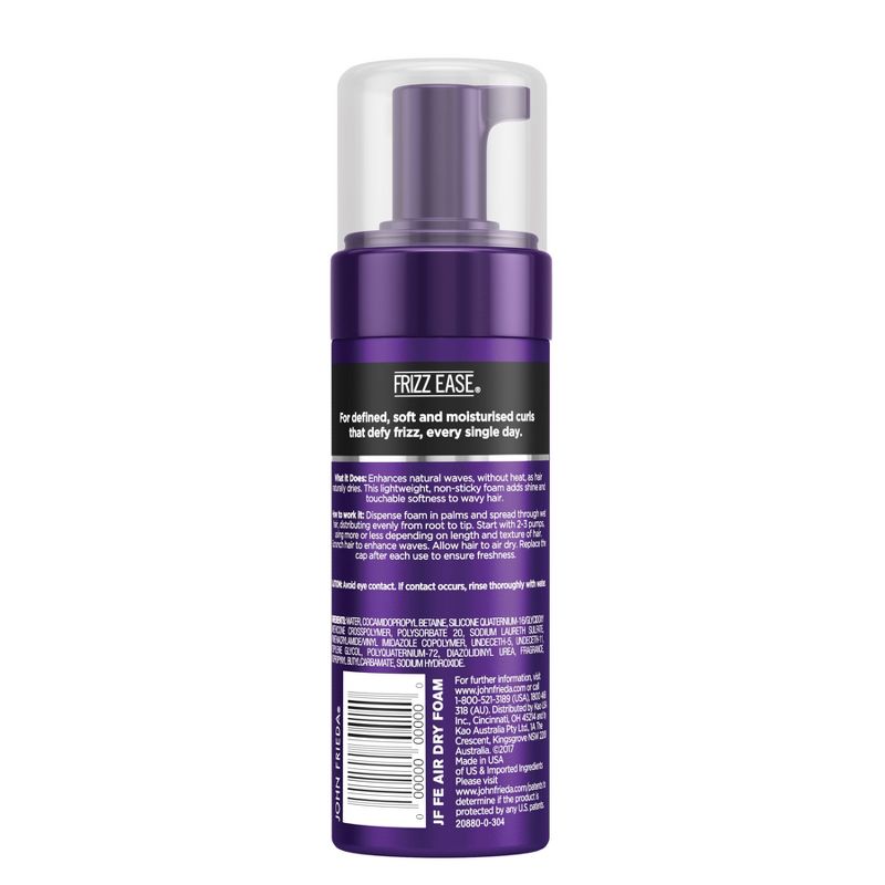 Frizz Ease Air-Dry Waves Styling Foam - 5 fl oz