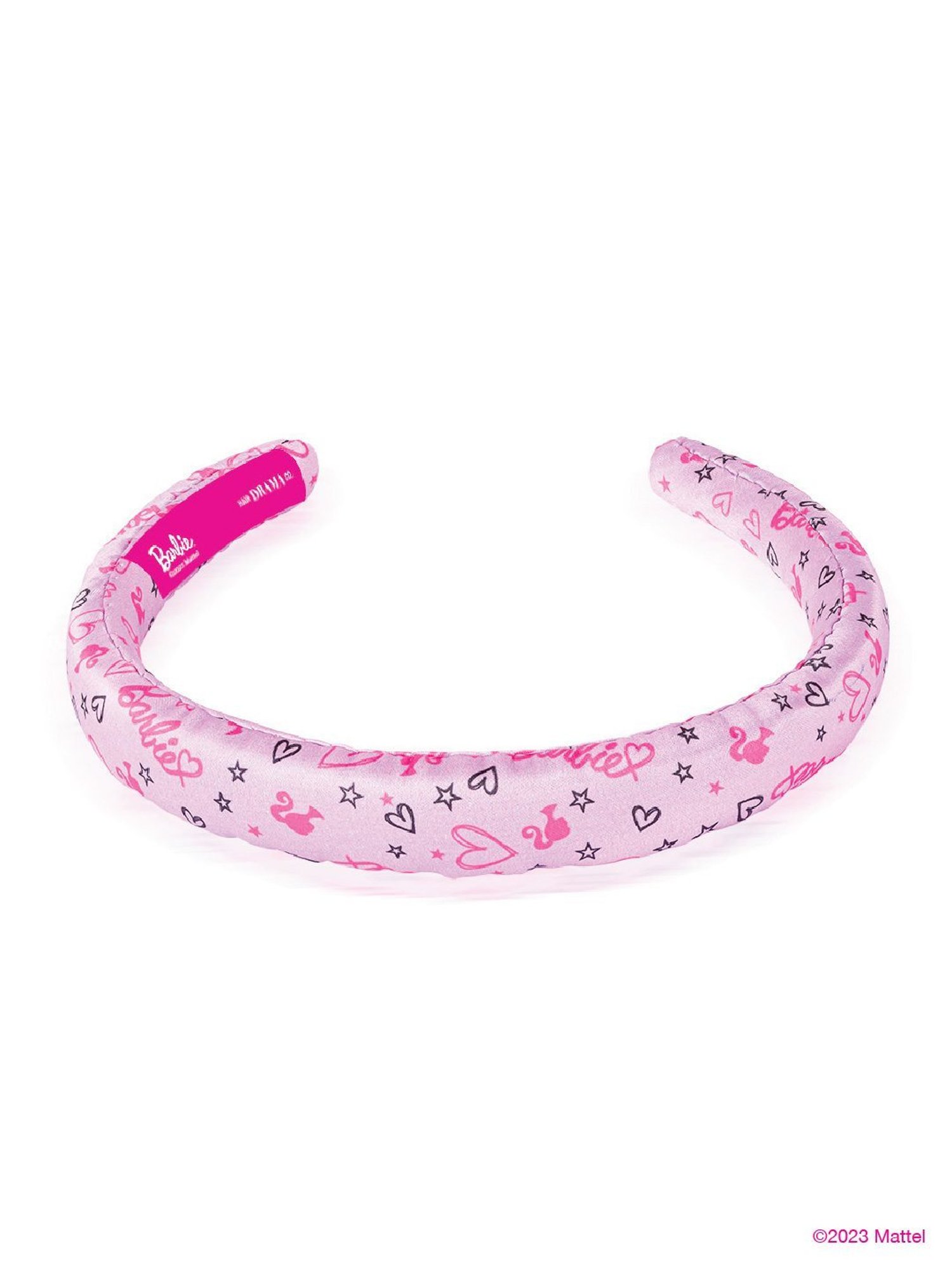 Hair Drama Company Barbie Multicolor Printed Hair Band - Set of 3