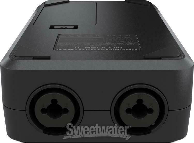 TC-Helicon GO TWIN 2-Channel Audio/MIDI Interface for Mobile Devices