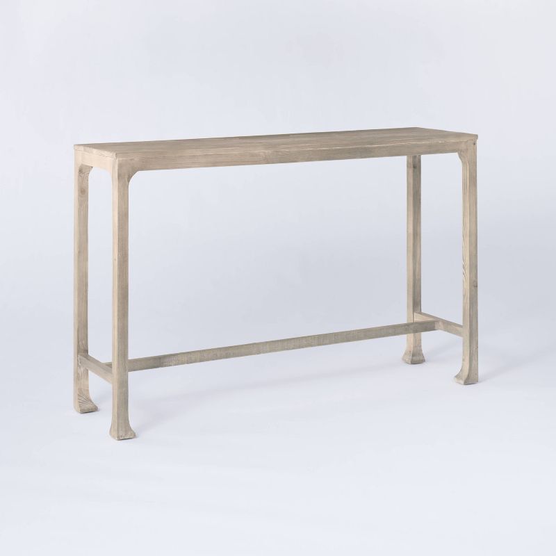 Belmont Shore Curved Foot Console Table Knock Down Natural - Threshold™ designed with Studio McGee