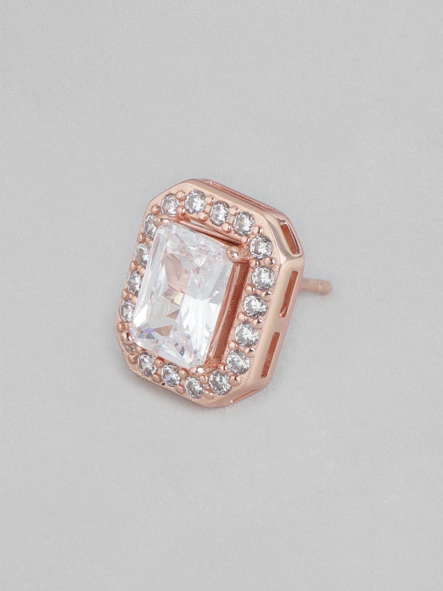 Zavya 92.5 Sterling Silver Radiant Sparkle Stud Earrings for Women