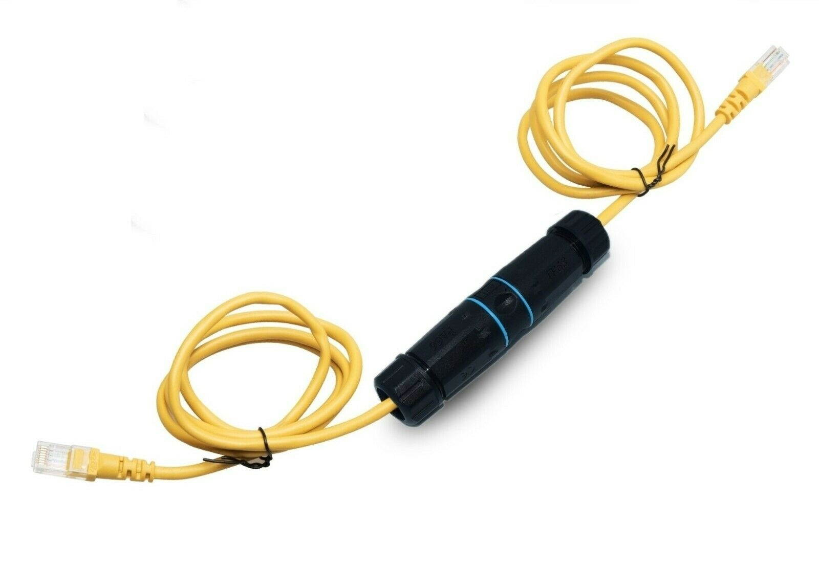 CAT 6A RJ45 Outdoor Waterproof Network Ethernet Cable Coupler Shielded