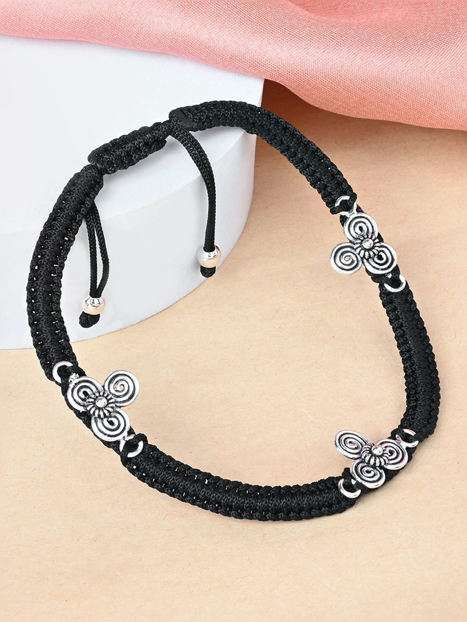 Silberry 92.5 Sterling Silver Isabelle Anklet