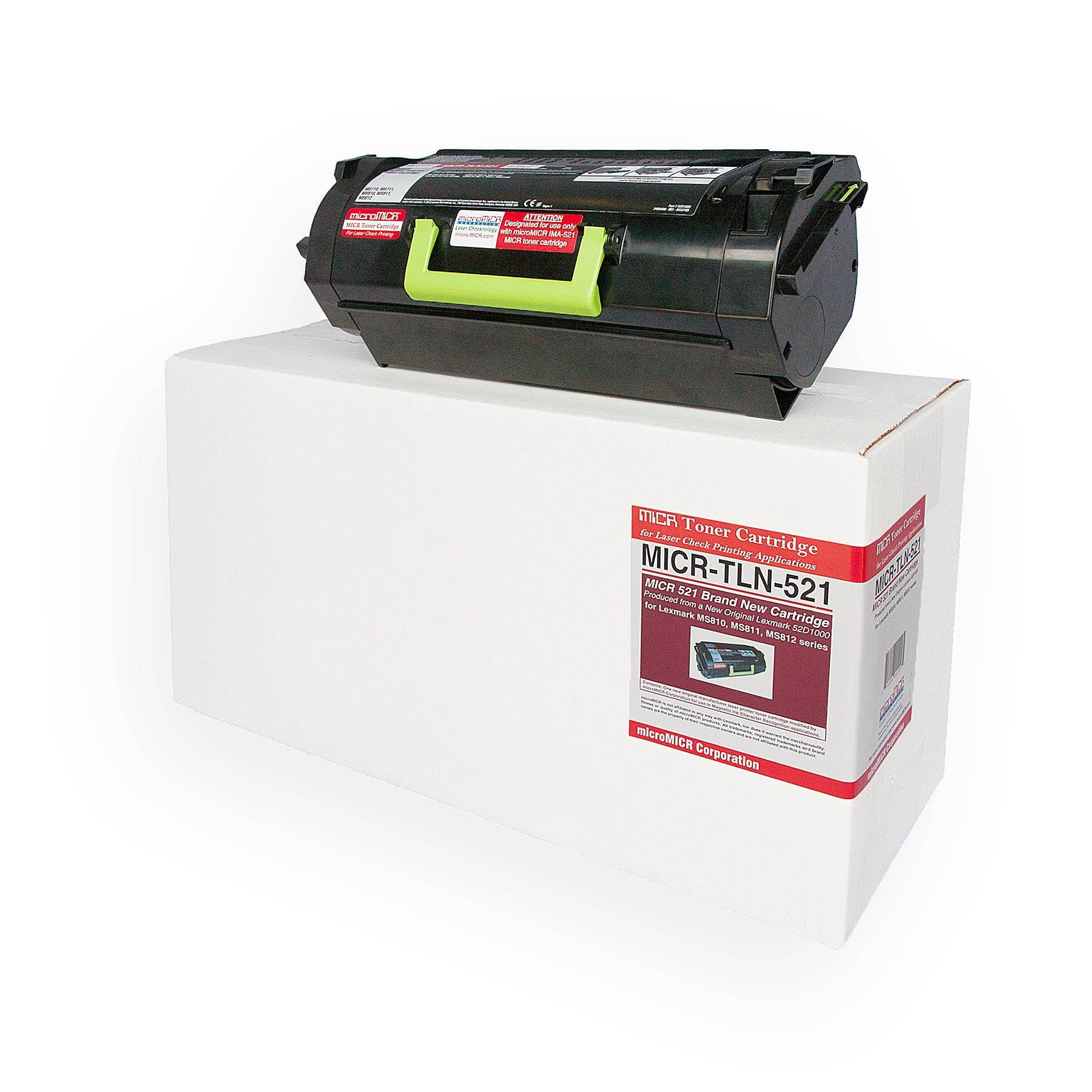 microMICR MICR Toner Cartridge - Alternative for Lexmark MS810