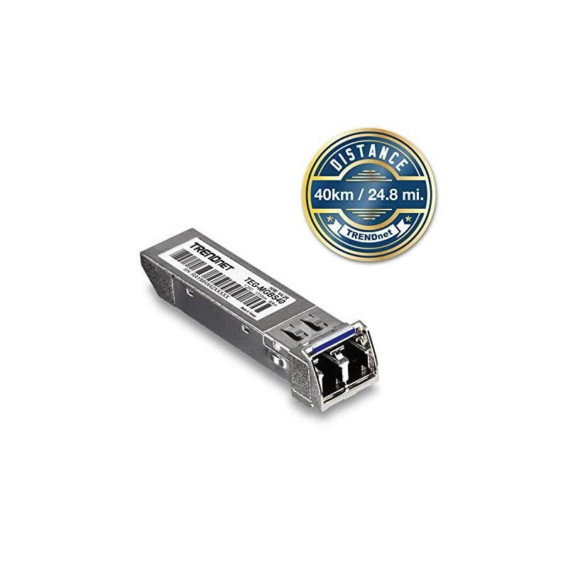 SFP to RJ45 Mini-GBIC Single Mode LC Module, TEG-MGBS40, Up to 40 km, Single-Mode Fiber, LC Connector-Type, Connect with a Standard Mini-GBIC Slot, Duplex LC Connector, Lifetime Protection
