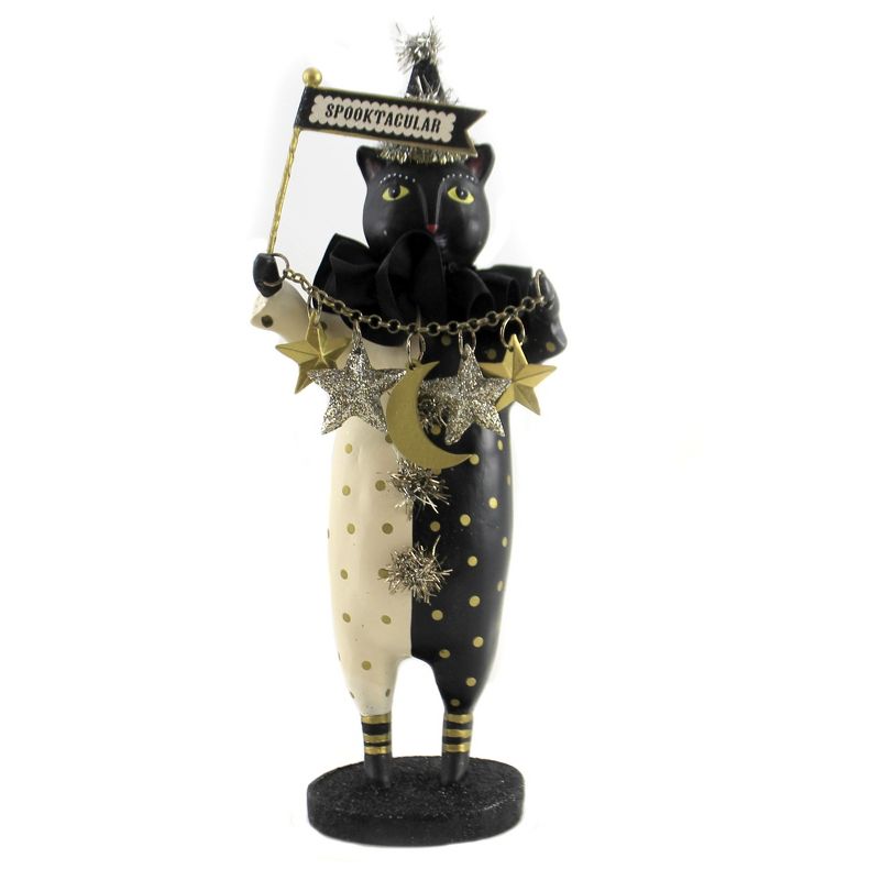Heather Myers 9.5" Black Jack Cat Kitten Halloween  -  Decorative Figurines