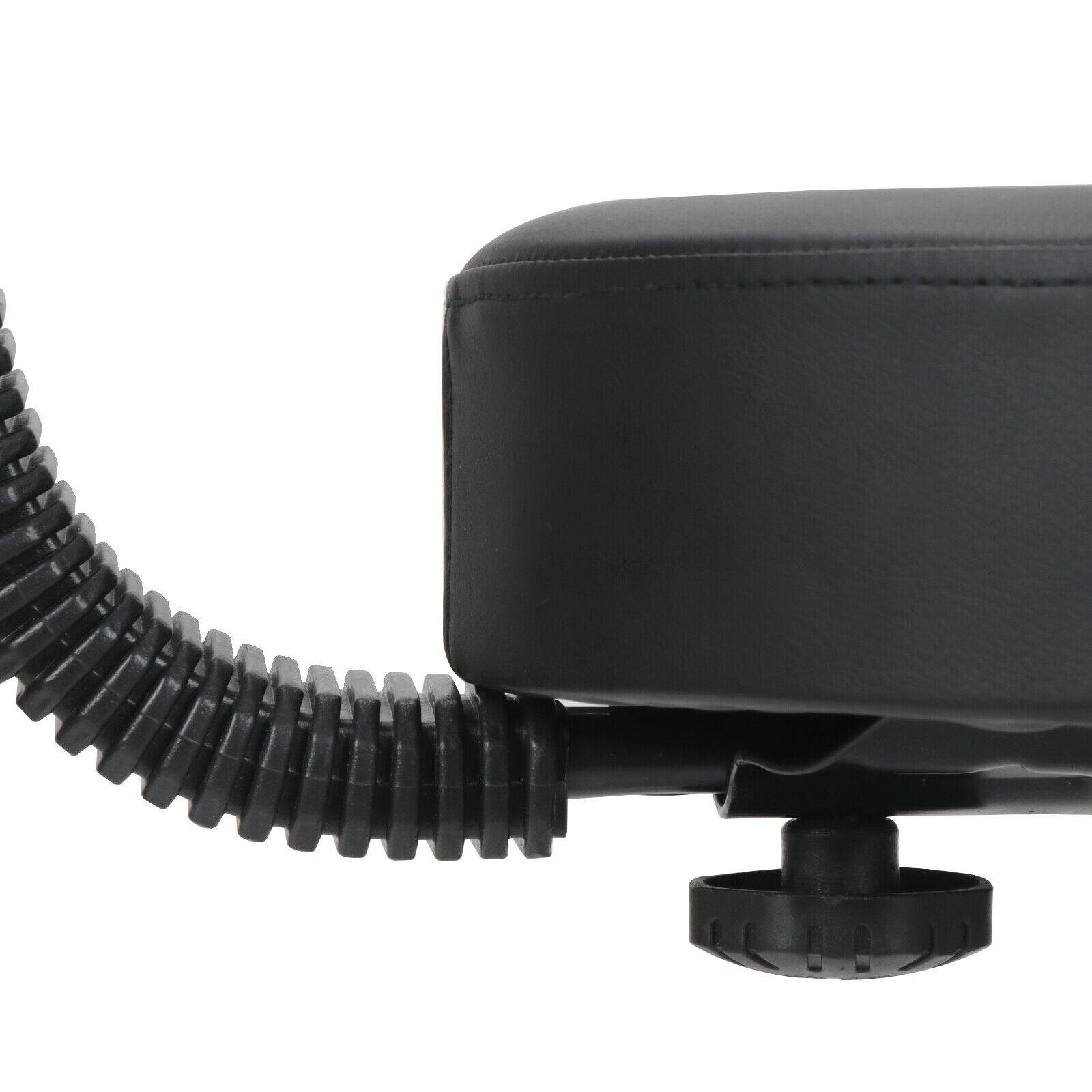 Set of 5 Rolling Salon Stool Chair Height Adjustable Hydraulic Swivel Spa Back