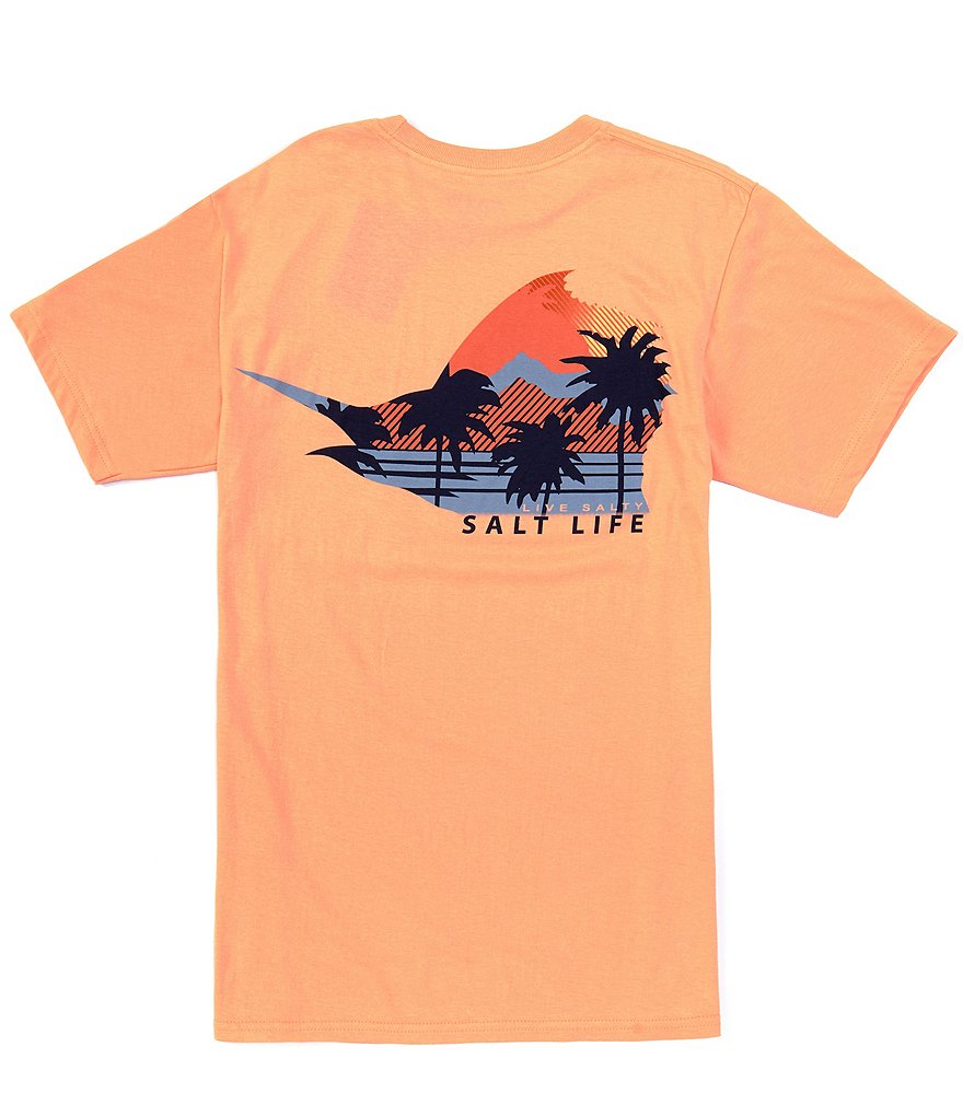 Salt Life Short-Sleeve Sailfish Scenic Graphic T-Shirt