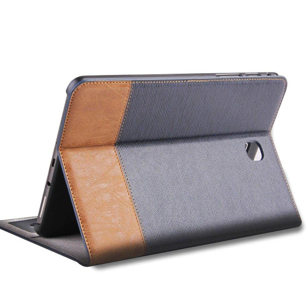 Folio Leather Stand Cover Case for Samsung Galaxy Tab A 9.7" T550/ P550 Gray