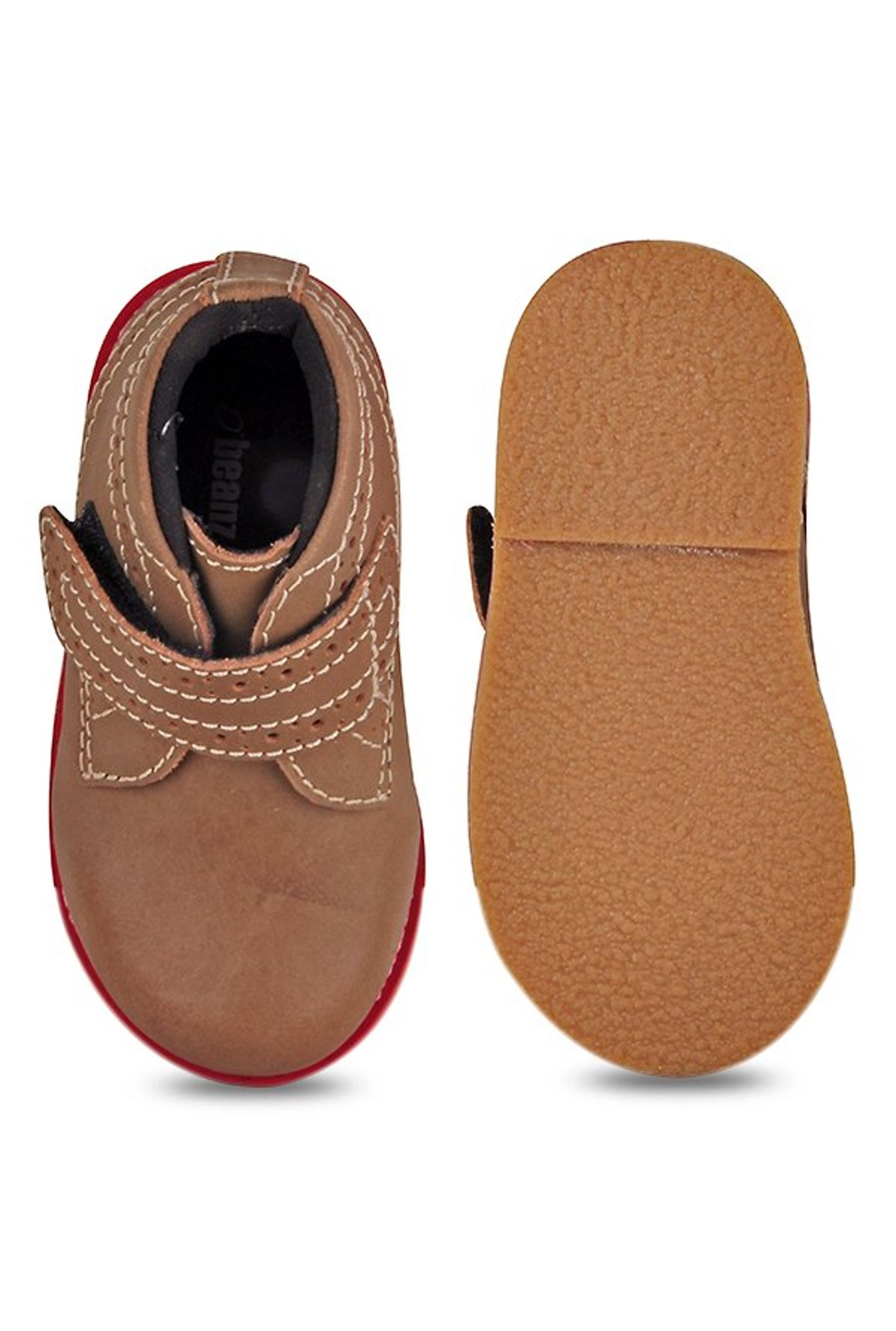 Beanz Kids Terrain Dark Tan Derby Boots