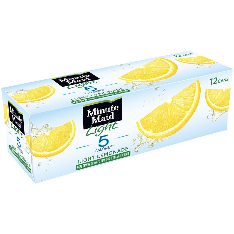 Minute Maid Light Lemonade - 12pk/12 fl oz Cans