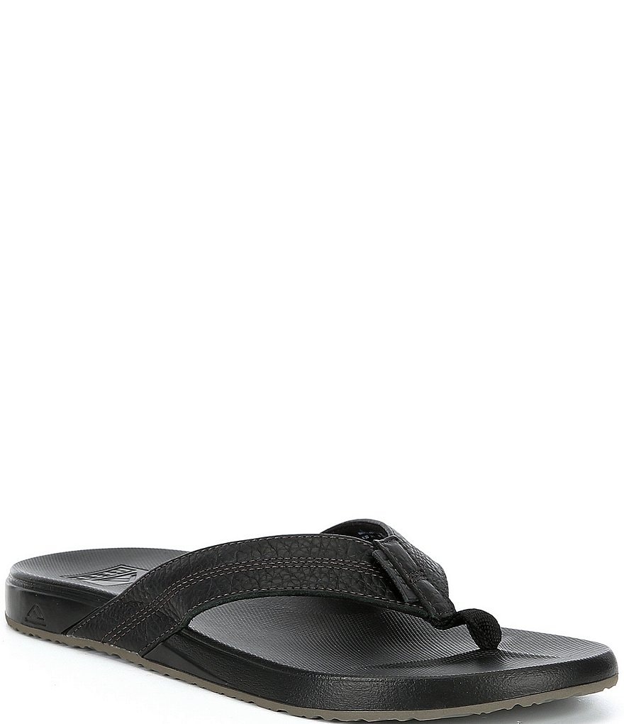 Reef Men's Cushion Bounce Phantom Leather Flip Flops
