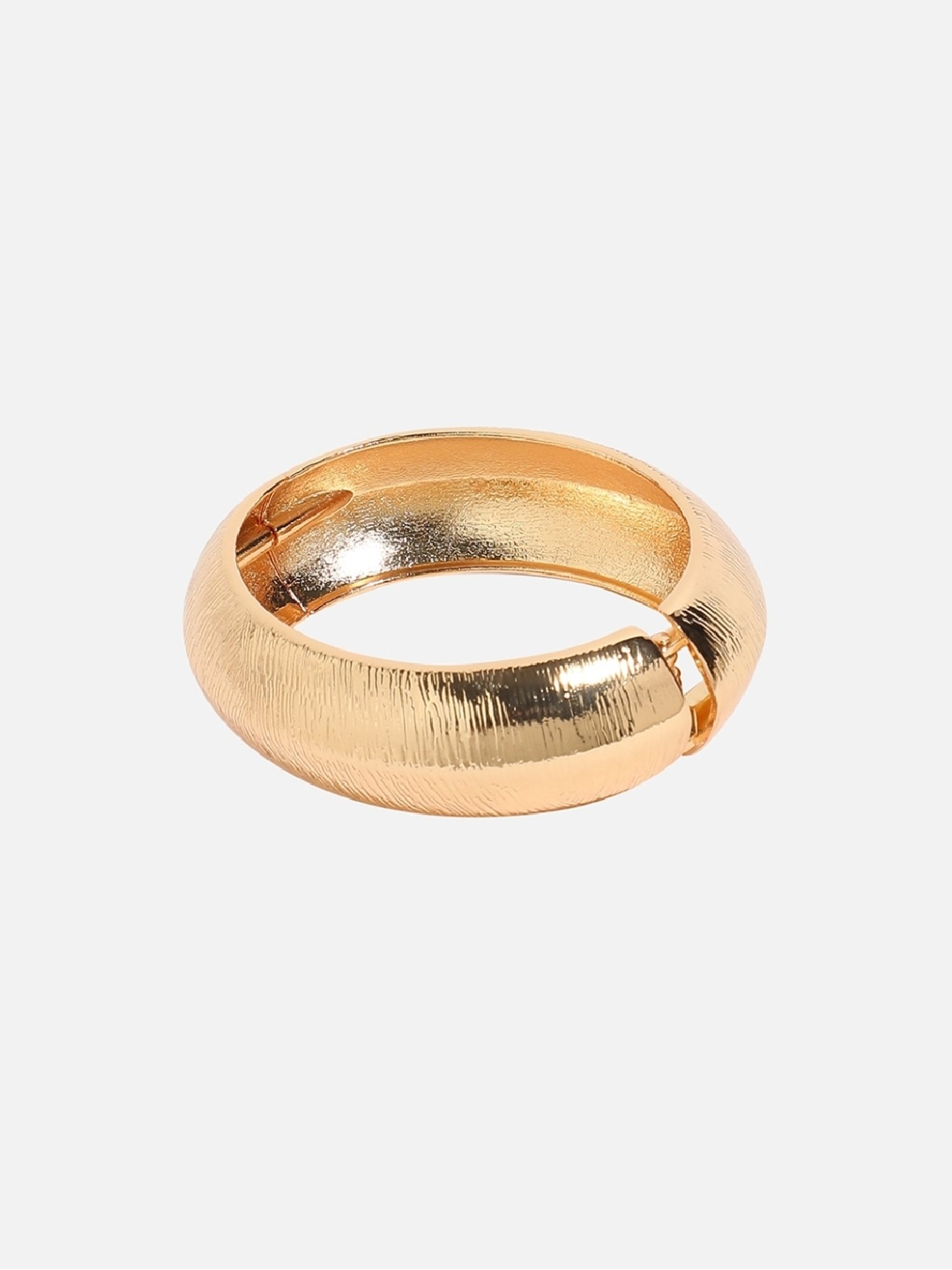 Sohi Women's Minimal Bangle Bracelet - Gold
