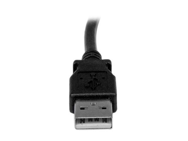 StarTech.com USBAB3ML USB 2.0 A to Left Angle B Cable - M/M