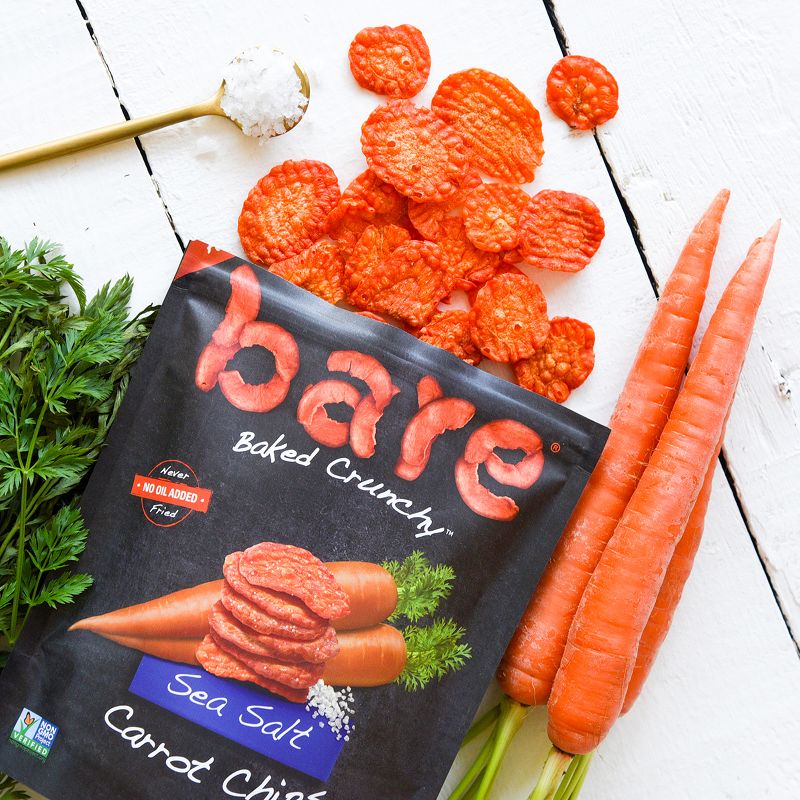 Bare Baked Crunchy Sea Salt Carrot Chips - 1.4oz