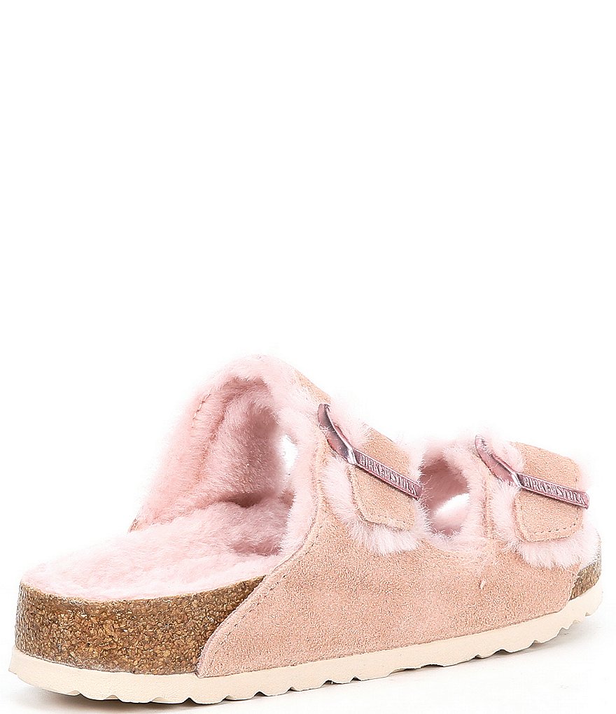 Birkenstock Women's Arizona Suede Shearling Sandals