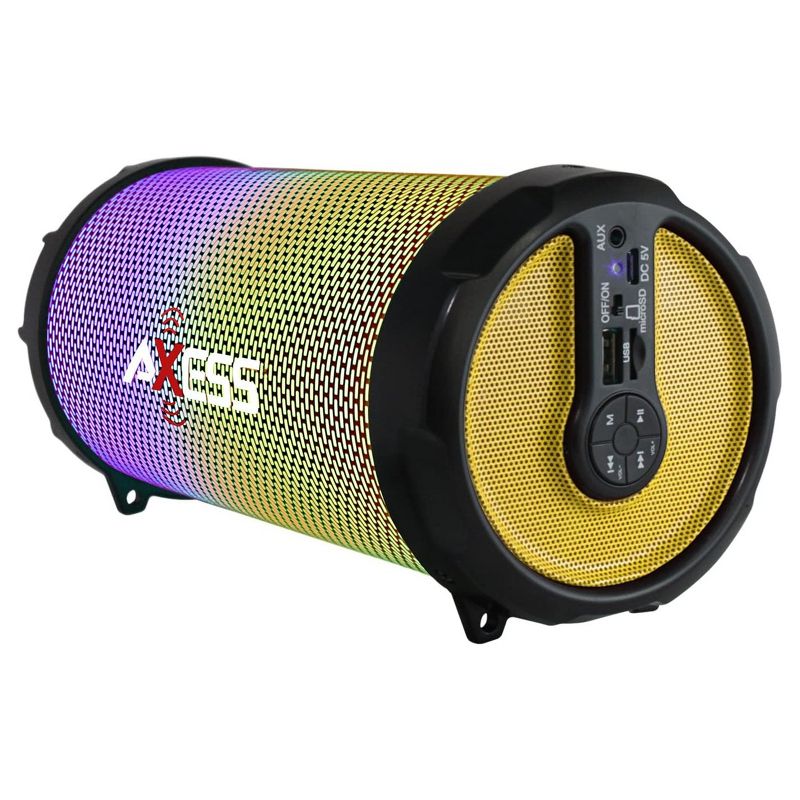 Axess LED Bluetooth Media Speaker in Yellow