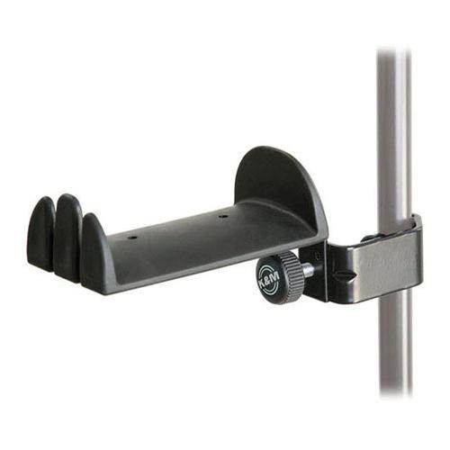 K & M 16080.000.55 Screw Clamp Headphone Holder, Steel