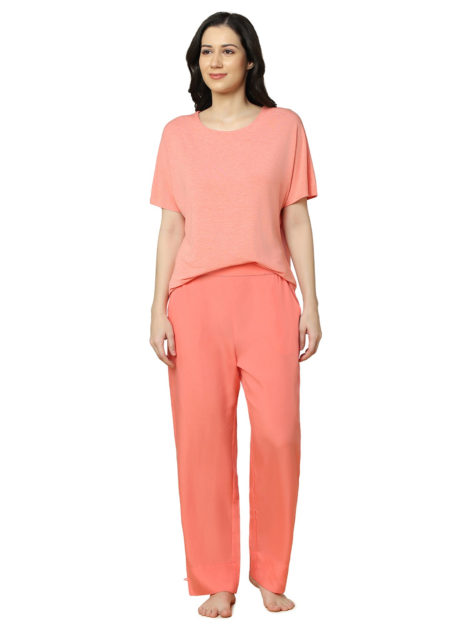 Triumph Orange Relaxed Fit Pyjama