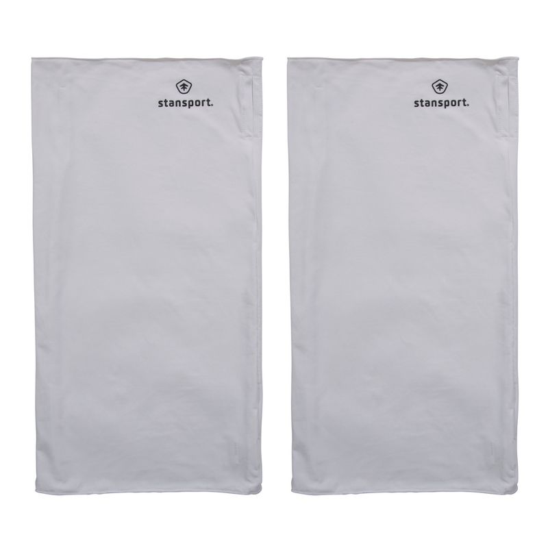 Stansport Microfiber Neck Gaiter  - White - 2 Pack