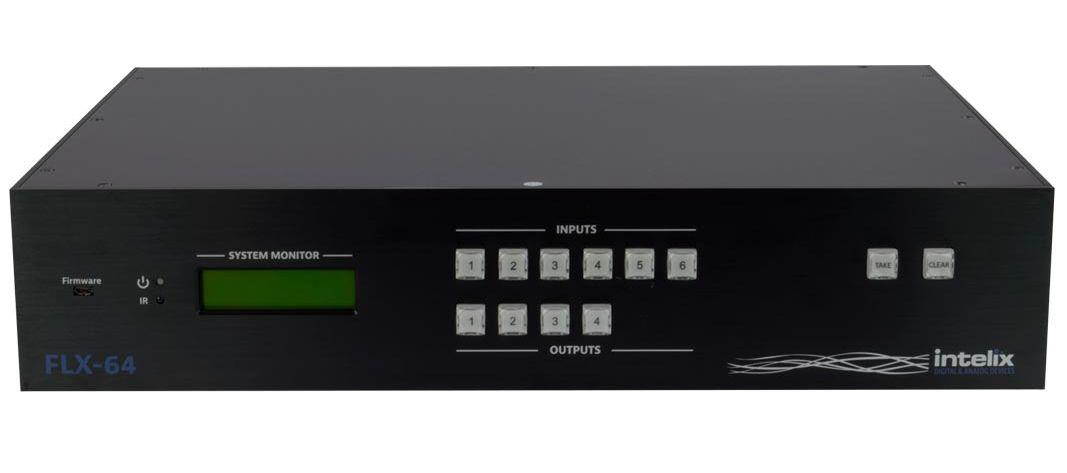 Intelix FLX-64-BSTK 6x4 HDMI/HDBaseT Matrix Switcher w/2-Yr Warranty