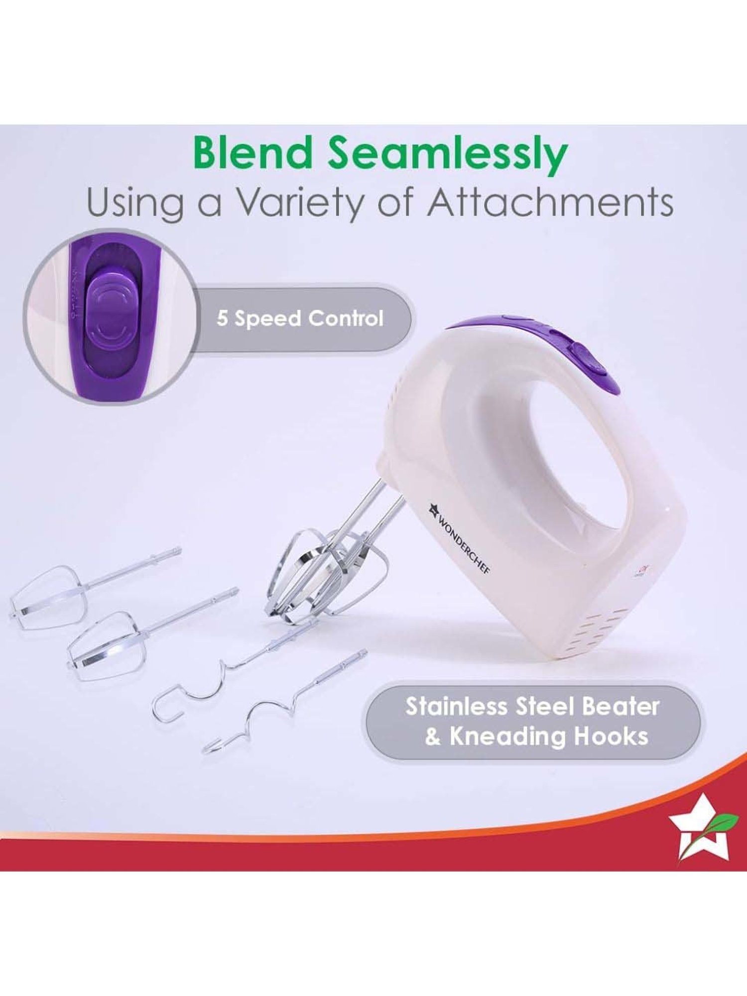 Inalsa 1200W Hand Blender