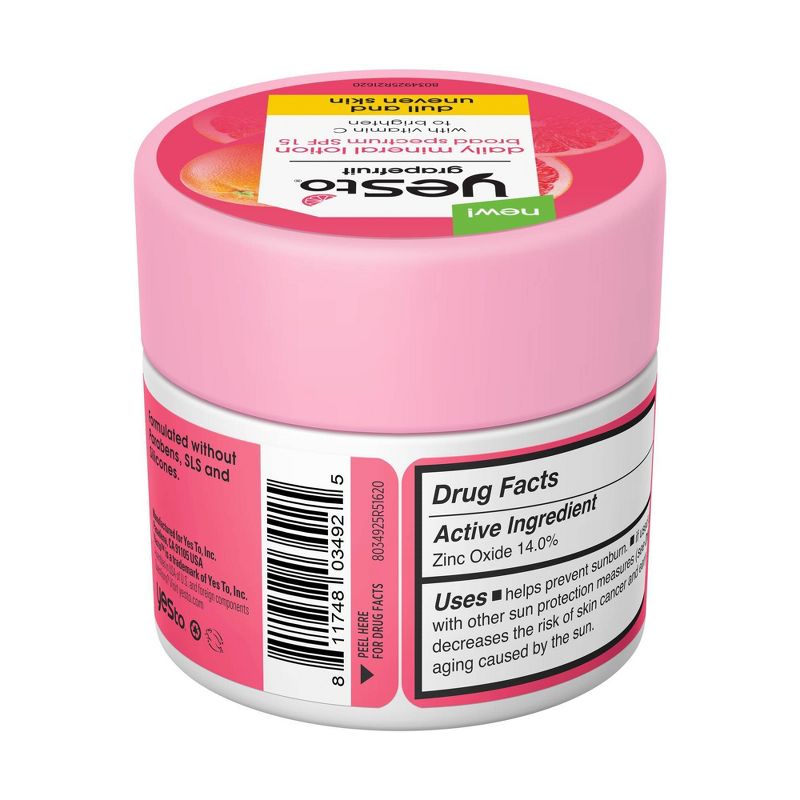Yes To Grapefruit Daily Moisturizer - SPF 15 - 1.7 fl oz