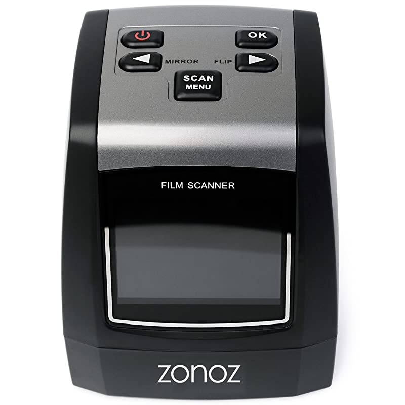 FSONE 22MP Ultra HighResolution 35mm Negative Film amp Slide Converter Scanner w 24quot TFT LCD No Computer or Software Required TV Out Cable Included amp Worldwide Voltage 110V240V AC Adapter