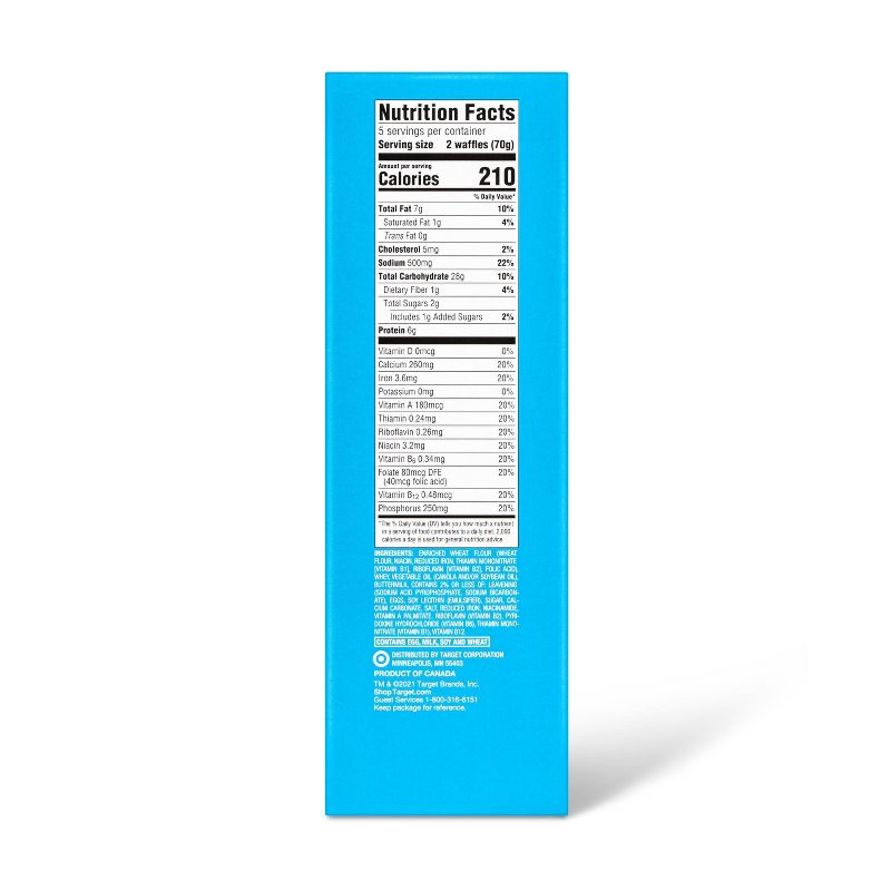 Frozen Buttermilk Waffles - 12.3oz/10pk - Good & Gather™