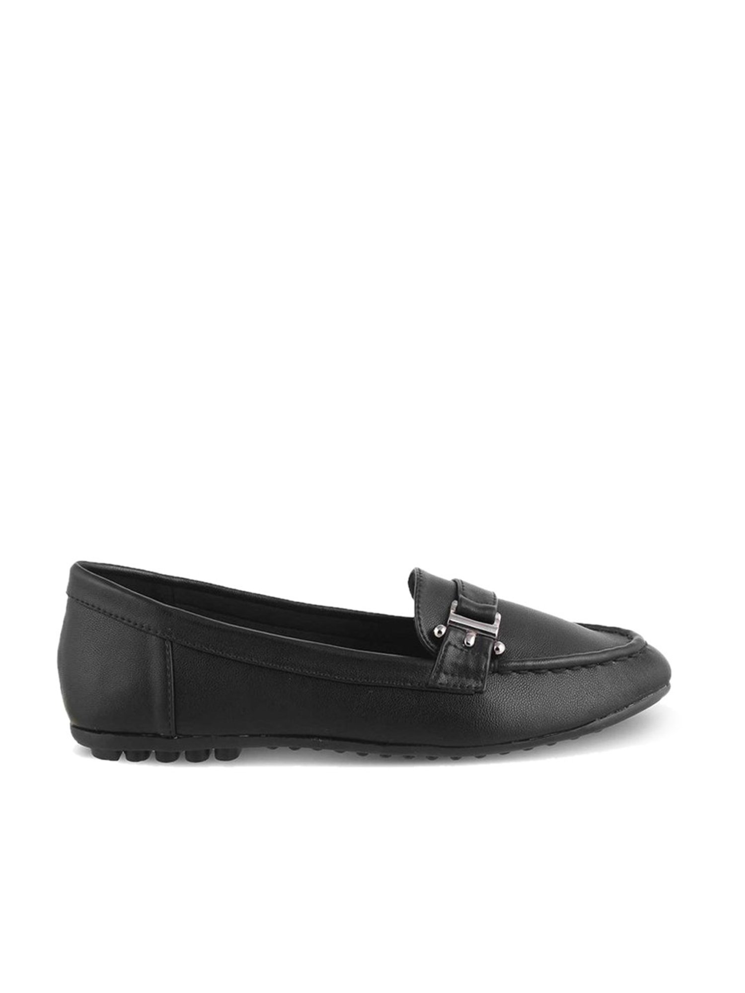 Tresmode Women's Black Casual Loafers