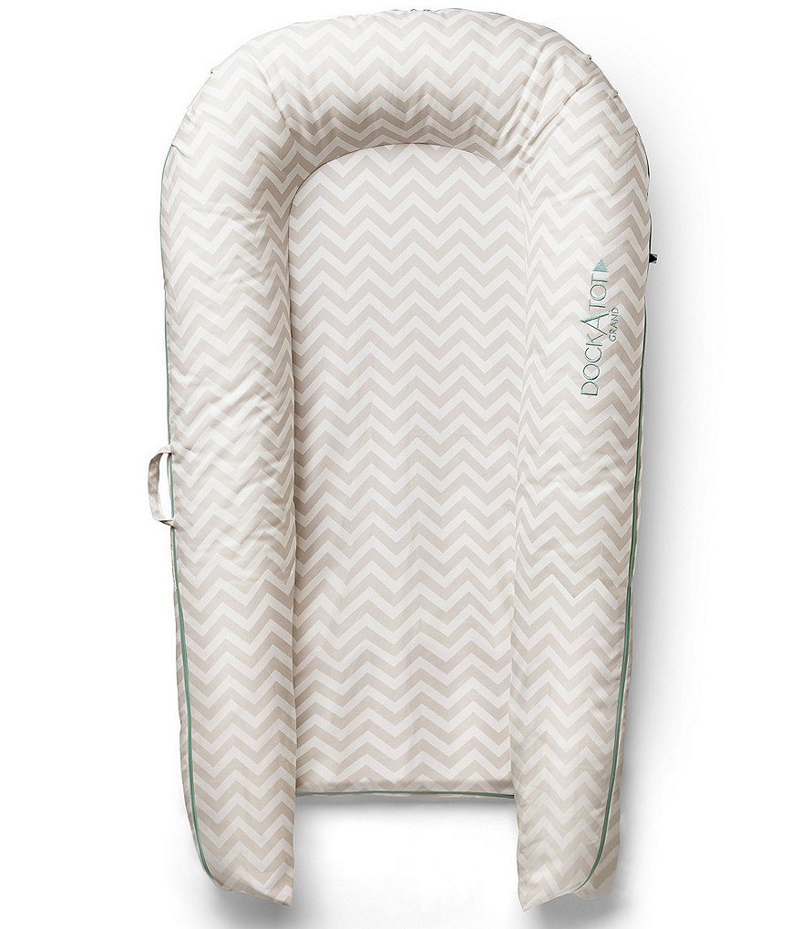 DockATot 9-36 Months Silver Lining Chevron Grand Dock Cover